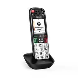 Gigaset EASY 500HX Telefono analogico/DECT Identificatore di chiamata Nero, Argento