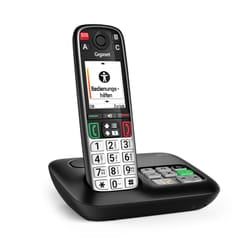 Gigaset EASY 500A Telefono analogico/DECT Identificatore di chiamata Nero, Argento
