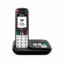 Gigaset EASY 500A Telefono analogico/DECT Identificatore di chiamata Nero, Argento - Vista aggiuntiva 2