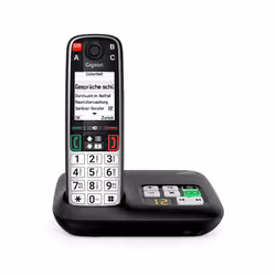 Gigaset EASY 500A Telefono analogico/DECT Identificatore di chiamata Nero, Argento - Vista aggiuntiva 4
