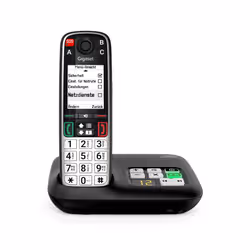 Gigaset EASY 500A Telefono analogico/DECT Identificatore di chiamata Nero, Argento - Vista aggiuntiva 7