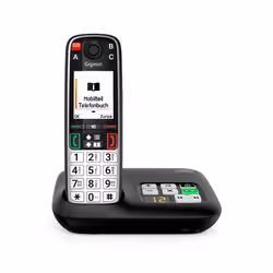 Gigaset EASY 500A Telefono analogico/DECT Identificatore di chiamata Nero, Argento - Vista aggiuntiva 8