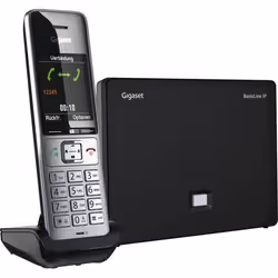 Gigaset BasicLine IP + COMFORT 500HX Telefono DECT Identificatore di chiamata Nero, Argento - Vista aggiuntiva 2
