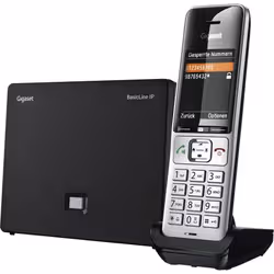 Gigaset BasicLine IP + COMFORT 500HX Telefono DECT Identificatore di chiamata Nero, Argento - Vista aggiuntiva 3