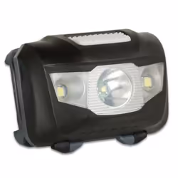 Arcas 307 10010, Torcia a fascia, Nero, Plastica, IPX6, LED, 3 lampada(e)