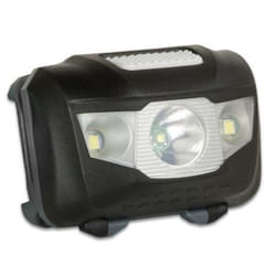 Arcas 307 10010 Nero Torcia a fascia LED
