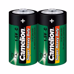 Camelion R14P-SP2G, Batteria monouso, C, Cloruro di zinco, 1,5 V, 2 pz, 3850 mAh