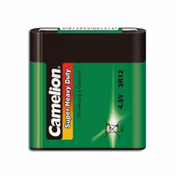 Camelion 3R12-SP1G, Batteria monouso, 4.5V, Cloruro di zinco, 4,5 V, 1 pz, 2000 mAh