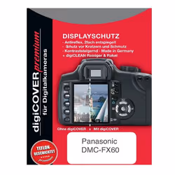 DigiCover N2273, Trasparente, Panasonic, Panasonic DMC-FX60, 1 pz, Protezione per schermo
