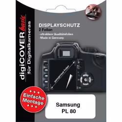 DigiCover B2457, Trasparente, Samsung, Samsung PL80, 2 pz, Protezione per schermo