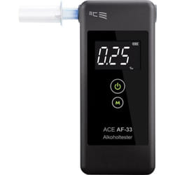 ACE - AF-33 Etilometro Grigio scuro 0.00 fino a 5.00 ‰ incl. display