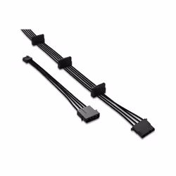 be quiet! CM-30750, 0,7 m, SATA a 15 pin, Molex (4-pin), Nero, Dark Power Pro 8- , Straight Power E9- , Pure Power L8- / Powe ...