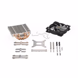be quiet! Shadow Rock LP Processore Refrigeratore 12 cm Nero, Rame, Argento - Vista aggiuntiva 5