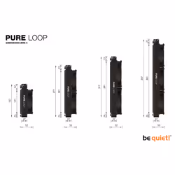 be quiet! PURE LOOP 120mm Processore Raffreddatore di liquidi tutto in uno 12 cm Nero 1 pz - Vista aggiuntiva 7