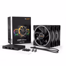 be quiet! Light Wings | 120mm PWM Triple Pack Case per computer Ventilatore 12 cm Nero 3 pz - Vista aggiuntiva 6