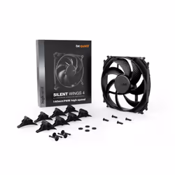 be quiet! SILENT WINGS 4 | 140mm PWM high-speed Case per computer Ventilatore 14 cm Nero 1 pz - Vista aggiuntiva 4