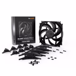 be quiet! SILENT WINGS PRO 4 | 140mm PWM Case per computer Ventilatore 14 cm Nero 1 pz - Vista aggiuntiva 5