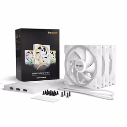be quiet! Light Wings White | 120mm PWM Triple Pack Case per computer Ventilatore 12 cm Bianco 3 pz - Vista aggiuntiva 5