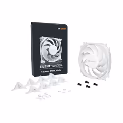 be quiet! SILENT WINGS 4 | 120mm PWM White Case per computer Ventilatore 12 cm Bianco 1 pz - Vista aggiuntiva 4