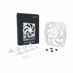 be quiet! SILENT WINGS 4 | 140mm PWM White Case per computer Ventilatore 14 cm Bianco 1 pz - Vista aggiuntiva 4
