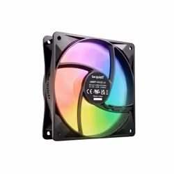 be quiet! LIGHT WINGS LX 120mm PWM High Speed 3-Pack Black Case per computer Ventilatore 12 cm Nero 3 pz - Vista aggiuntiva 4