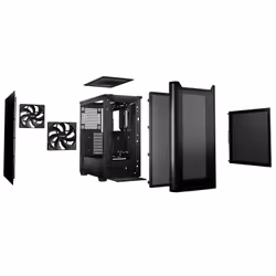 be quiet! PURE BASE 501 Airflow Black Midi Tower Nero - Vista aggiuntiva 4