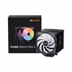 be quiet! Pure Rock Pro 3 LX Black Processore Raffreddatore d'aria 12 cm Nero 1 pz - Vista aggiuntiva 5