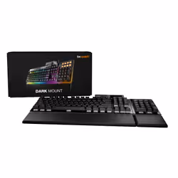 be quiet! Dark Mount Silent Linear DE ISO tastiera Gaming USB QWERTZ Tedesco Nero - Vista aggiuntiva 8