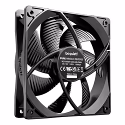 be quiet! Pure Wings 3 120 mm PWM Reverse Triple Pack Black Case per computer Ventilatore 12 cm Nero 3 pz - Vista aggiuntiva 2