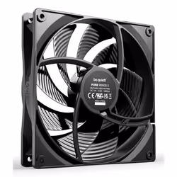 be quiet! Pure Wings 3 140 mm PWM high-speed Triple Pack Case per computer Ventilatore 14 cm Nero 3 pz - Vista aggiuntiva 2