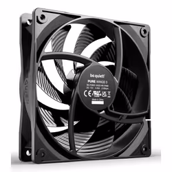 be quiet! Pure Wings 3 120 mm PWM high-speed Triple Pack Case per computer Ventilatore 12 cm Nero 3 pz - Vista aggiuntiva 2
