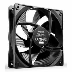 be quiet! Pure Wings 3 120 mm PWM Triple Pack Case per computer Ventilatore 12 cm Nero 3 pz - Vista aggiuntiva 2