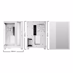 be quiet! Light Base 500 LX White Midi Tower Bianco - Vista aggiuntiva 2