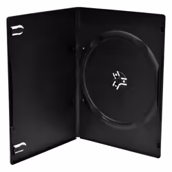 MediaRange BOX13, Scatola con DVD, 1 dischi, Nero, Plastica, 120 mm, RoHS