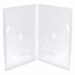 MediaRange BOX26, Scatola con DVD, 2 dischi, Trasparente, Plastica, 120 mm, RoHS