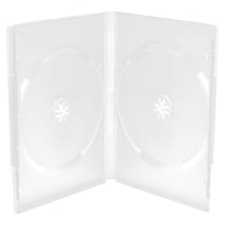 MediaRange BOX26 custodia CD/DVD Scatola con DVD 2 dischi Trasparente
