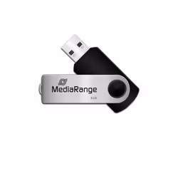 MediaRange MR908 unità flash USB 8GB USB Type-A / Micro-USB 2.0 Nero, Argento