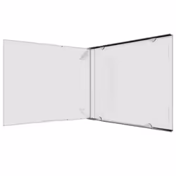 MediaRange BOX110-200, Custodia Jewel, 1 dischi, Trasparente, Plastica, 140 mm, 124 mm