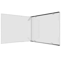 MediaRange BOX110-200 custodia CD/DVD Custodia Jewel 1 dischi Trasparente