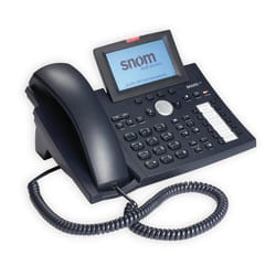 Snom 370 Telephone Identificatore di chiamata Nero
