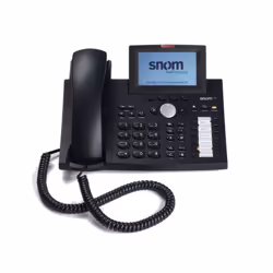 Snom 370 Telephone Identificatore di chiamata Nero
