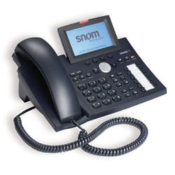 Snom 370 telefono IP Nero LCD