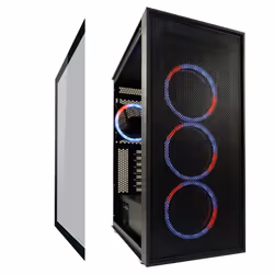 LC-Power Black_Wanderer_X Midi Tower Nero - Vista aggiuntiva 4