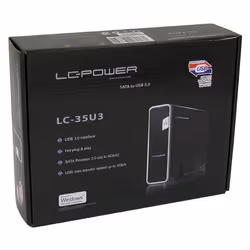 LC-Power LC-35U3 contenitore di unità di archiviazione Nero 3.5"