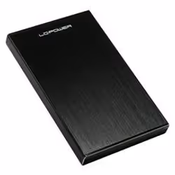 LC-Power LC-25U3-Becrux, 2.5", SATA, Seriale ATA II, Serial ATA III, 5 Gbit/s, Nero
