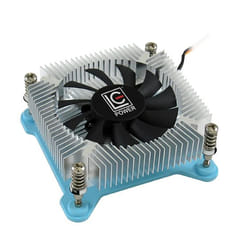 LC-Power LC-CC-65 sistema di raffreddamento per computer Processore Refrigeratore 6,5 cm Blu, Argento, Bianco
