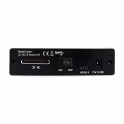 LC-Power LC-35U3-Becrux-C1 Custodia per Disco Rigido (HDD) Nero 3.5" - Vista aggiuntiva 4