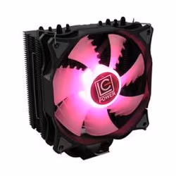 LC-Power LC-CC-120-RGB sistema di raffreddamento per computer Processore Refrigeratore 12 cm Nero, Bianco