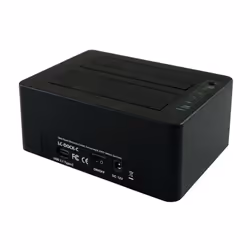 LC-Power LC-DOCK-C docking station per unità di archiviazione USB 3.2 Gen 2 (3.1 Gen 2) Type-C Nero - Vista aggiuntiva 3