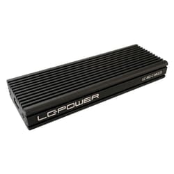 LC-Power LC-M2-C-MULTI contenitore di unità di archiviazione Box esterno SSD Nero M.2